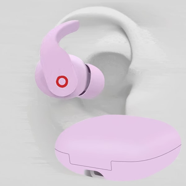 Bluetooth 5.2 trådlösa hörlurar Låg effekt brusreducering Binaural stereo HD för sportkontor Rosa