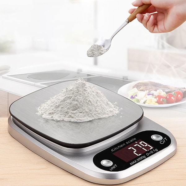 Mat Kök Elektronisk våg Digital uns och gram för matlagning Bakning måltid Förbereda bantning och viktminskning