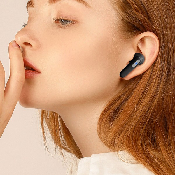 Trådlöst Bluetooth headset In-Ear Low Latency Touch Control Sports Noise Cancelling hörlurar Svart