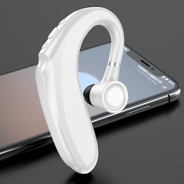 Conduction Headphones Open Ear-hörlurar Bluetooth 5.0 Sports Trådlösa hörlurar med Mic Driving Headset Vit