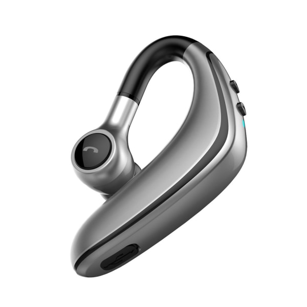 HI-FI hörlurar Bluetooth 5.0 Trådlöst Headset Stereo Universal Sports Ear Hook grå