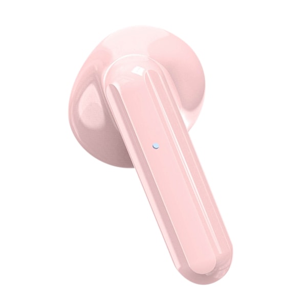 5.3 Bluetooth hörlurar Digital Display Trådlöst Headset Hi-Fi Ljudkvalitet In-ear Mini Automatisk ihopparning Rosa