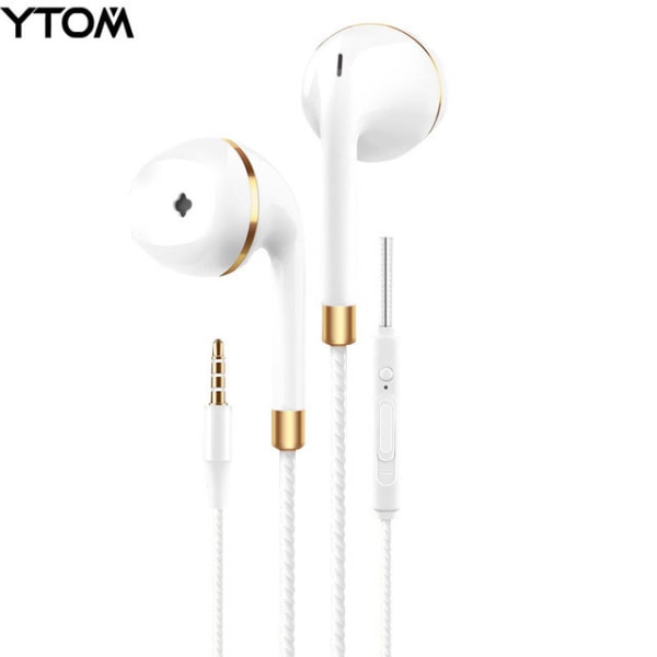 YTOM Q1S in-ear hörlurar bas hörlurar headset guld