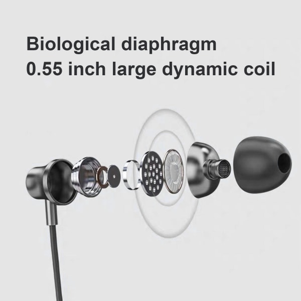 Nackbandshörlurar trådlösa 5.2 Bluetooth hörlurar med mikrofon Ultralätt IPX4 djupbashörlurar Svart