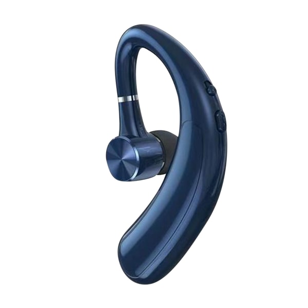 Öronmonterad Benledning Trådlösa hörlurar Bluetooth Headset Business Stereo Handsfree Sport med mikrofon Blå