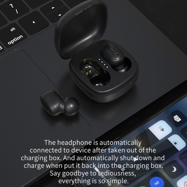 Bluetooth hörlurar Binaural med laddningsfack Box Business Sports Headset