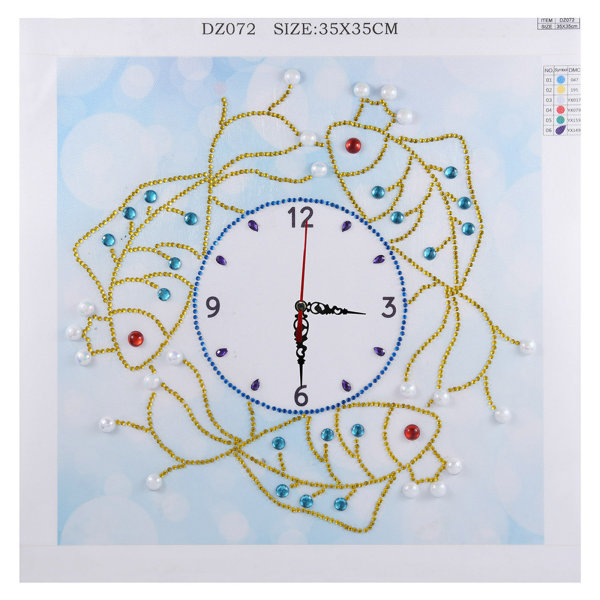 Clock Kits 5D imitation diamond painting Väggklocka Art DIY