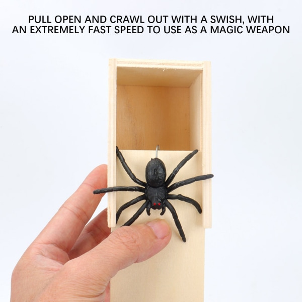 Spindeln startar Träboxtricks Kreativt tricks Leksaker Spindeltricks människor