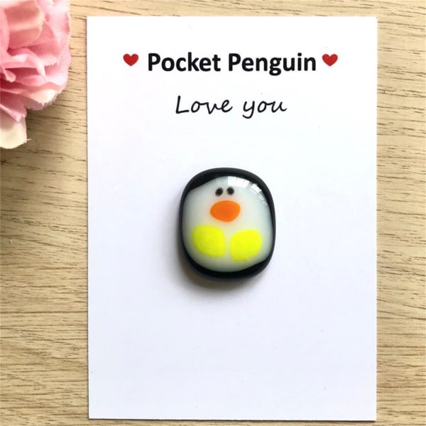 Little Penguin Pocket Söt Pocket Penguin Leksak Special Födelsedag Bröllopsfest Alla hjärtans dag Penguin Present E