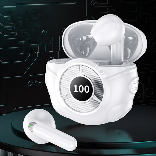 Hi-Fi TWS Hörlurar Touch Control Digital Display 5.2 Bluetooth Okänslig bärande Mini Wireless Earbuds Headset