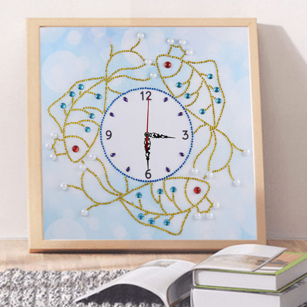 Clock Kits 5D imitation diamond painting Väggklocka Art DIY