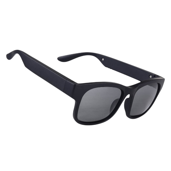 2-i-1 hörlurar och polariserade solglasögon Benledning Bluetooth -headset Smarta glasögon Trådlösa sportstereoljudhörlurar Svart