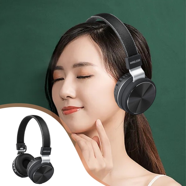 Over-Ear-hörlurar Trådlösa barns huvudburna Bluetooth -onlinekurser Lärande Minispel Vikbart Universal Headset