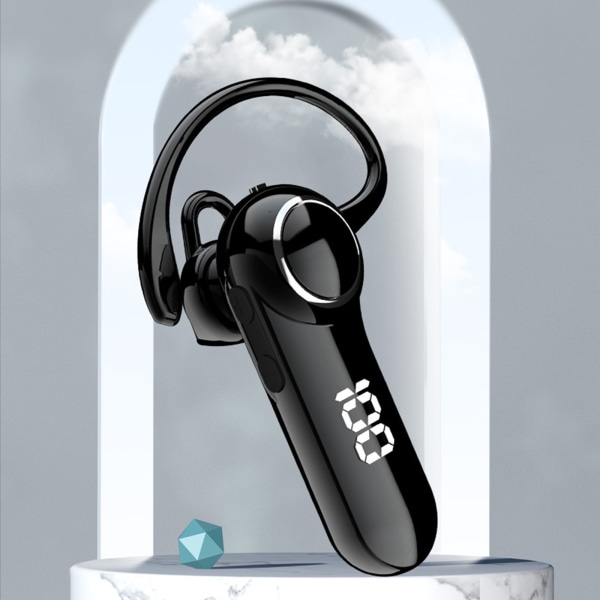 Sport Bluetooth Headset Trådlöst Ultralång Standby Hanging-Ear Driving Business hörlurar