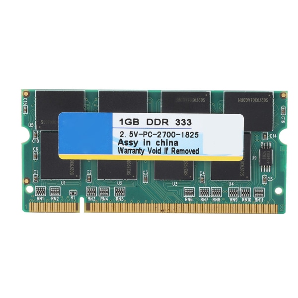 Xiede 1G 333MHz Laptop RAM för DDR PC-2700 notebook Full kompatibilitet för Intel / AMD