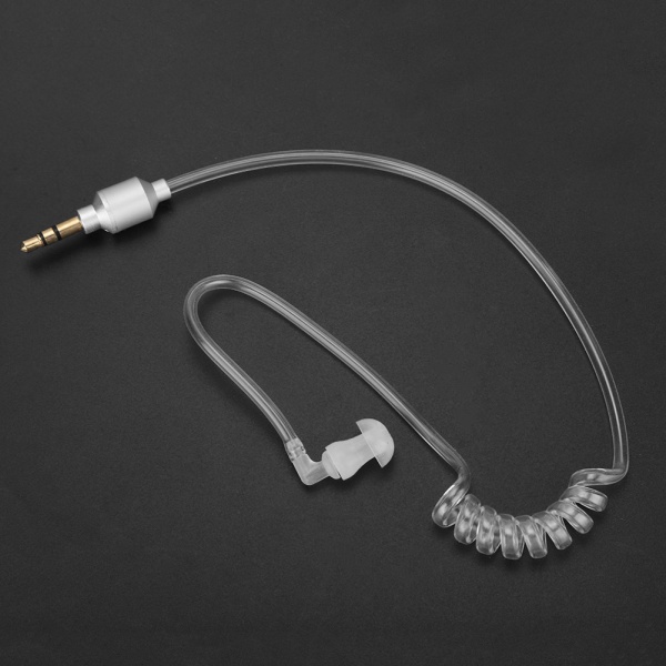 Mobiltelefon Monaural Wired Earpiece Air Tube Anti-strålning In Ear Stereo Earphone