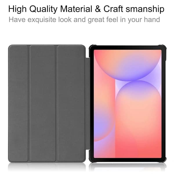 Samsung Galaxy Tab S10 Lite Cover Trefoldigt Sort (YH)