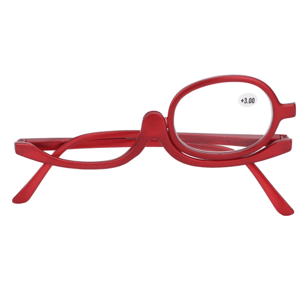 Förstoringsglasögon Sminkglasögon Enlins Roterbara Fashionabla ögonsminkglasögon för kvinnor Röda(+3,00 )