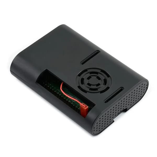 Raspberry Pi 4-deksel, Raspberry Pi-deksel med kjølevifte, Raspberr