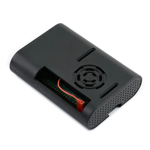 Raspberry Pi 4-kabinet, Raspberry Pi-kabinet med køleventilator, Raspberr