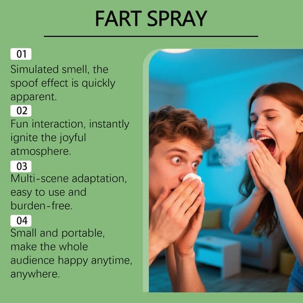 50 ml Prutte Spray Prank, Realistisk Stinkbombe til Fester og Jokes