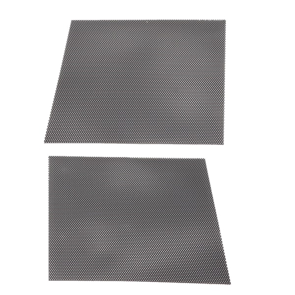 Dammfiltersats Precis skärventilation PVC Mesh dammsäkert cover med 4 silikon tumgrepp för Xbox Series X