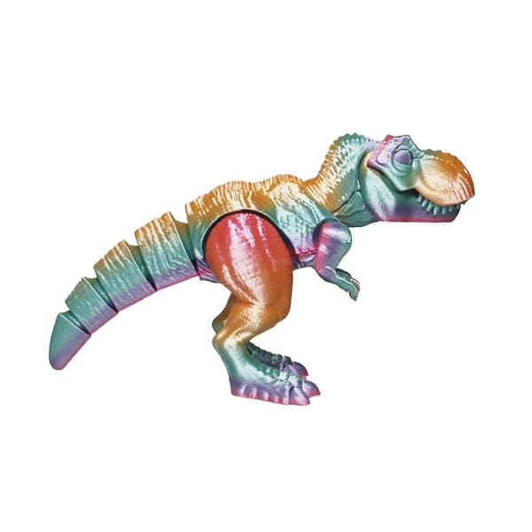 9 cm dinosaurfigur – 3D-printet fidget med bevegelige ledd