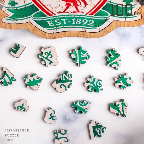 Liverpool träpussel, 100 bitar Liverpool na