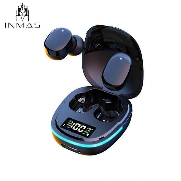INMAS Stereo Bluetooth-hovedtelefoner til Xiaomi, TWS Sport, Bluetooth 5.1