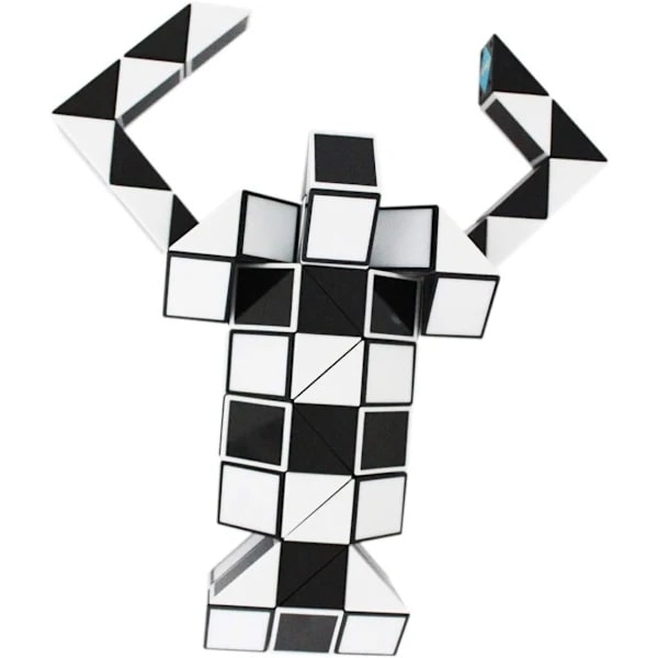 Magic Snake Cube Twist Puzzle 72 kilar Sensorisk Fidget Sock S