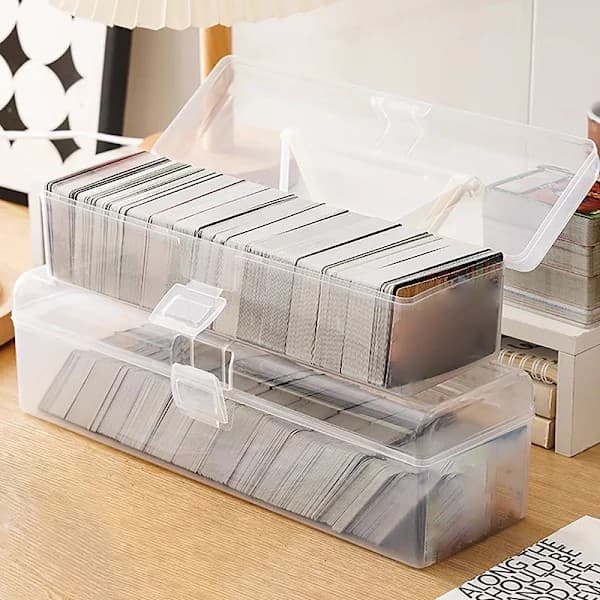 Gjennomsiktig Idol-etui Plastfotokort Samle B