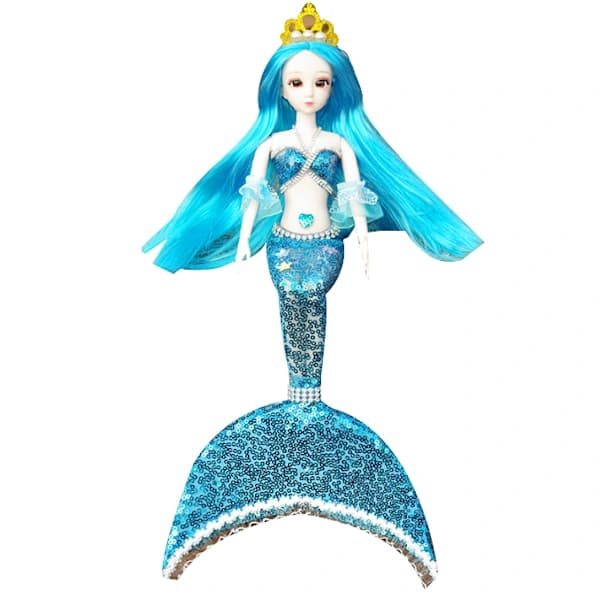 Barbie-merenneitolelu paljeteilla, sininen