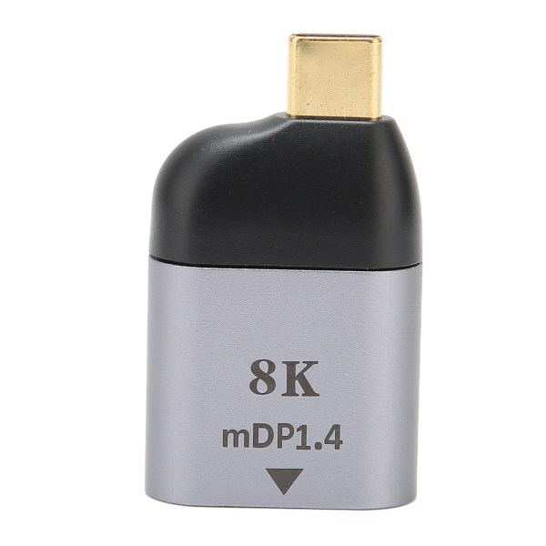 USB C till MiniDP Adapter 8K vid 60Hz USB Typ C till MiniDP hane till hona Converter Support för Windows för Android
