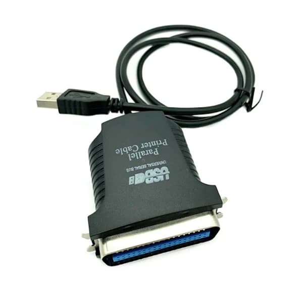 USB-rinnakkaiskaapeli tulostimelle