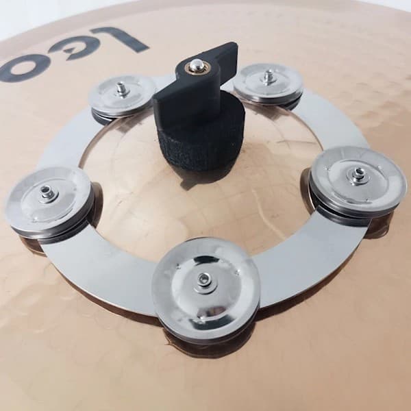 Trommecymbals Hi Hat Tamburin Trommesæt Sæt Klokker Percus Sølv