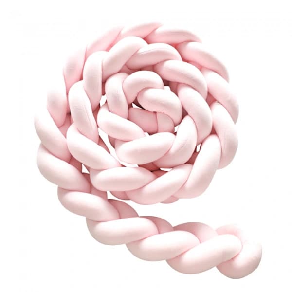 3M flettet sengekant i rosa