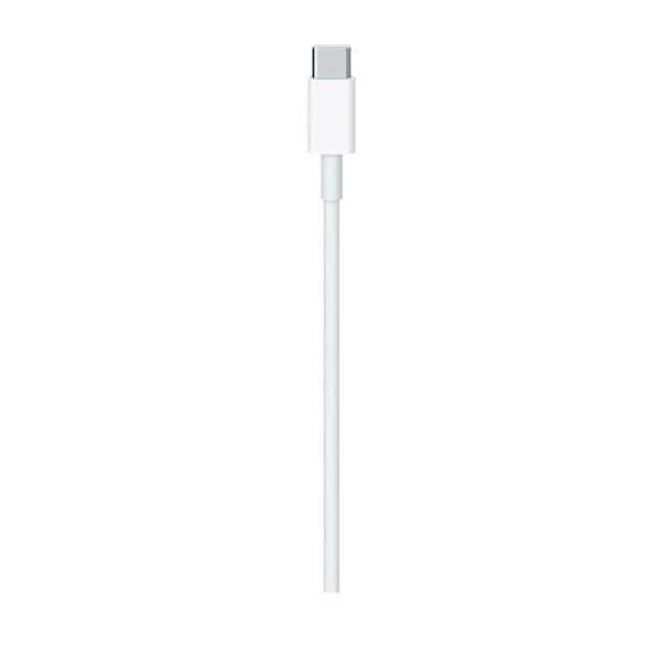 Datakabel - USB-C / USB-C - 1 meter - Vit - Kompatibel med alla telefoner Vit