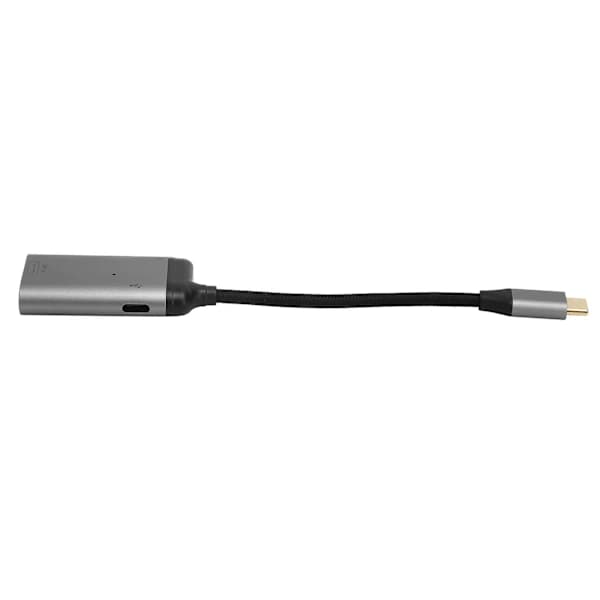 USB-C til DP-kabeladapter i aluminiumslegering 8K 60Hz PD 100W ladekonverter