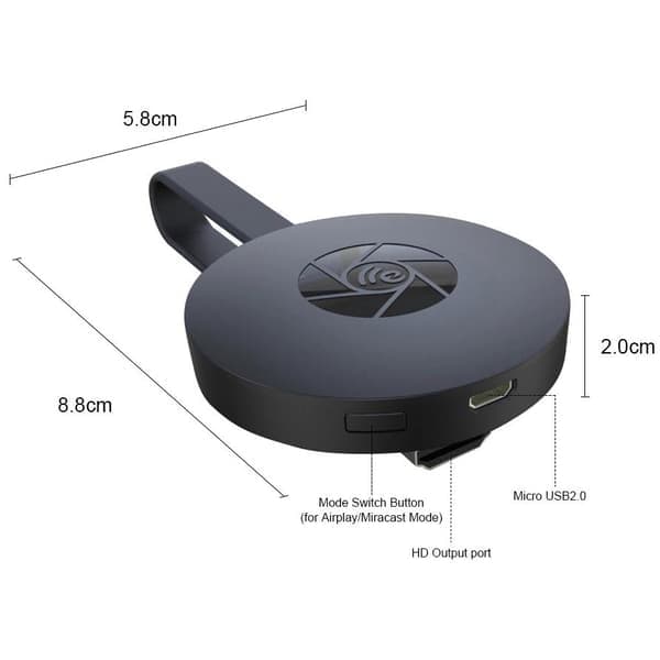 Mediasoitin langaton HDMI-dongle 1080p