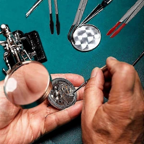 Belagd precisionspincettset för hantverk, laboratorier, hobbyer
