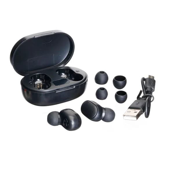 A6S Trådlösa Bluetooth Sportshörlurar 5.0 Brusreducerande In-Ear Hörlurar E6S tws e6s vit