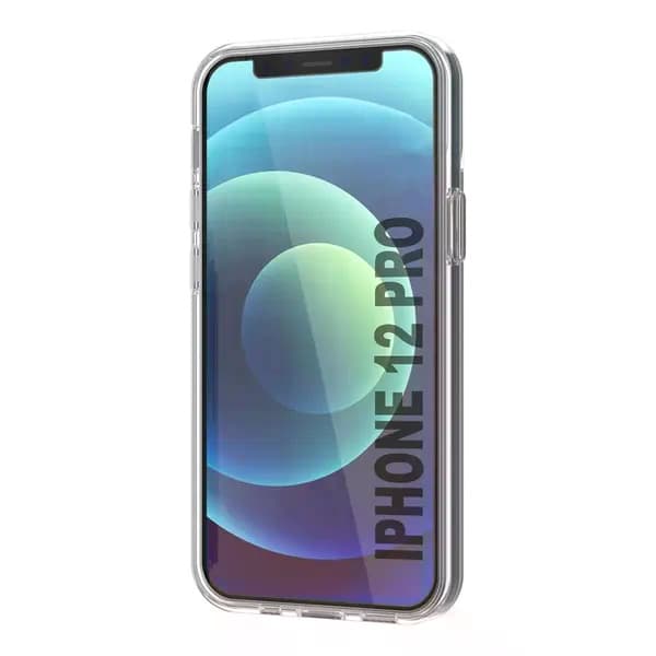 12/12 Pro Mobilskal med korthållare TPU Rvelon - Transparent