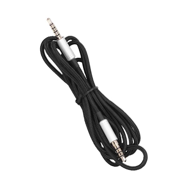 Flätad trådspelheadset ljudkabel 3,5 mm-kontakt för Logitech Astro A10 A40 hörlurar