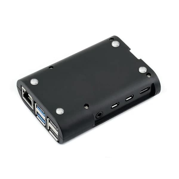 Raspberry Pi 4-deksel, Raspberry Pi-deksel med kjølevifte, Raspberr
