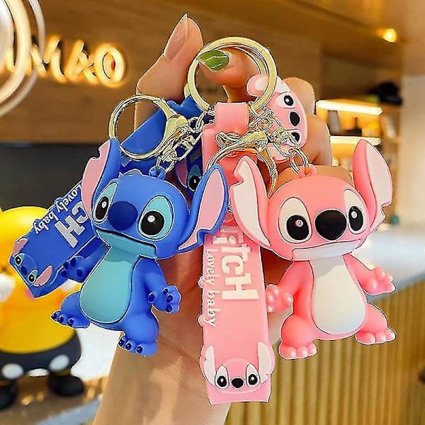 1 kpl avaimenperä Stitchangel Tiki Stitch Stitch -toimintahahmo taskuavaimenperä