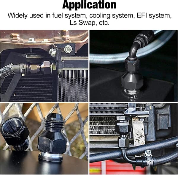 EVIL ENERGY 6AN hun til 8AN han flare-reducer/udvider adapter-fitting