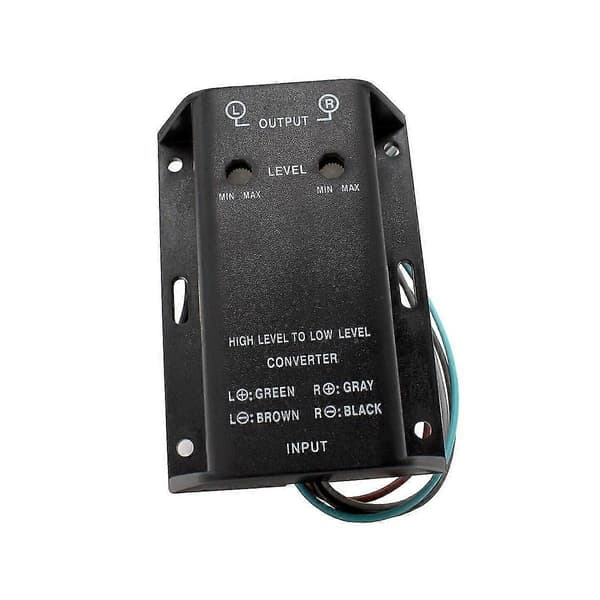 2-kanals High-Low adapter til Quadlock-radio