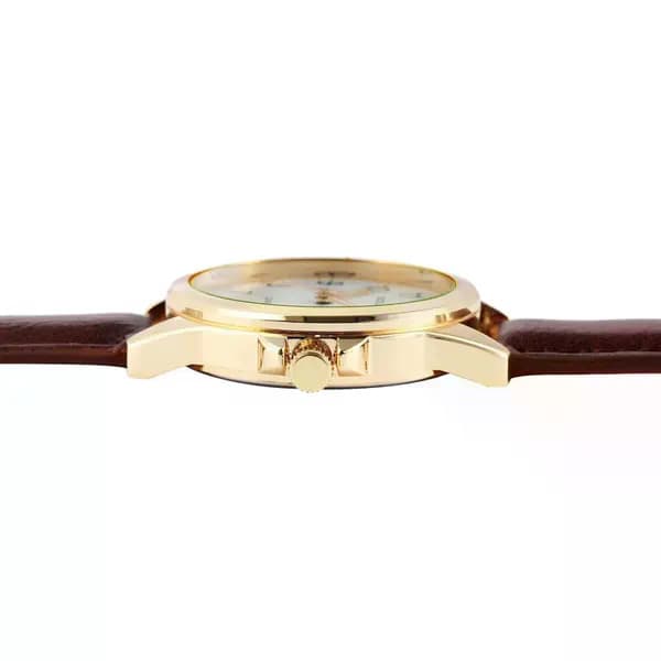 Herrklocka med armband i konstläder / Armbandsur
