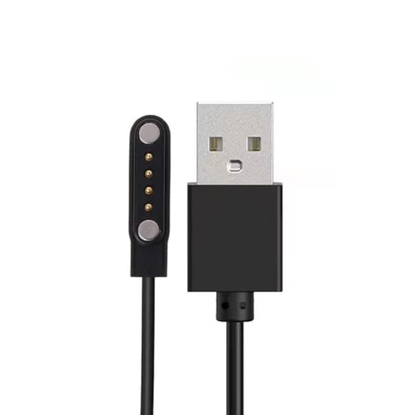 Magnetisk ladekabel kompatibel med Swetrack og MaxiTracker Svart