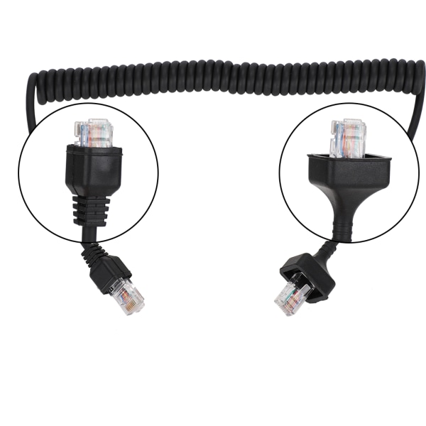 8-stifts högtalare mikrofon byte av handmikrofon kabel sladd tråd passform för Kenwood TK-863 KMC-30